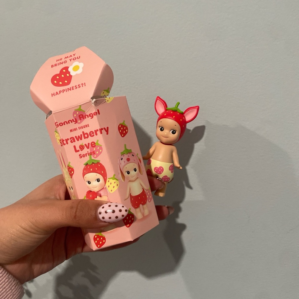 Strawberry Love Series Angel Figure